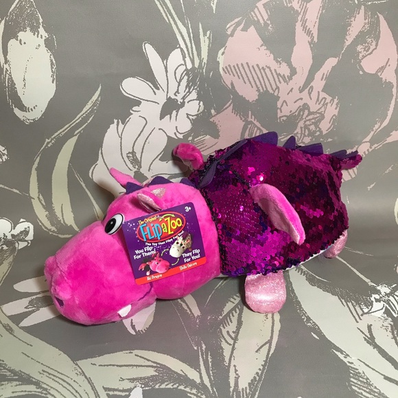 FlipaZoo Stella Unicorn & Aki Dragon Plush NEW Toy - Picture 3 of 10